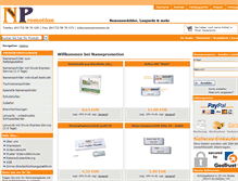 Tablet Screenshot of namepromotion-shop.de